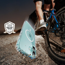 „Ugreen Classy Clear“ magnetinis dėklas su „MagSafe“, skirtas „iPhone 16 Plus“ – skaidrus