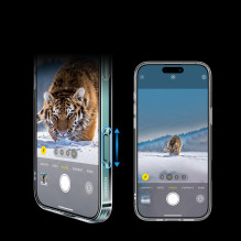 „Ugreen Classy Clear“ magnetinis dėklas su „MagSafe“, skirtas „iPhone 16 Plus“ – skaidrus