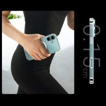 „Ugreen Classy Clear“ magnetinis dėklas su „MagSafe“, skirtas „iPhone 16 Plus“ – skaidrus