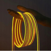 Vention Silicone Neon LED strip with IR remote control and 12V DC power supply, 5m