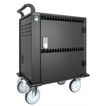 Manhattan iPad to 13", MacBook Air to 13" &amp; Chromebook to 14" 32-bay Charging Trolley / Cart via USB-