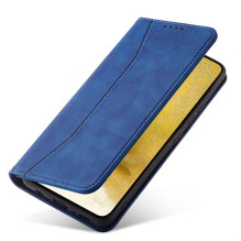 Magnet Fancy Case for Samsung Galaxy S23 Ultra Cover with Flip Wallet Stand Blue