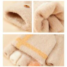 Moteriškos / vaikiškos žieminės telefono pirštinės - rožinės spalvos