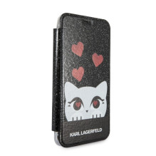 Karl Lagerfeld Valentine iPhone X / Xs dėklas – juodas