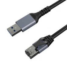 Adapter Cable CAT6 UTP, USB3.0 Type-A to RJ45, 2m