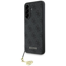 Guess 4G Charms Collection dėklas, skirtas Samsung Galaxy A56 - juodas