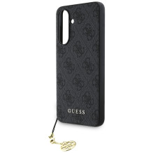 Guess 4G Charms Collection dėklas, skirtas Samsung Galaxy A56 - juodas
