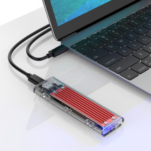Orico TCM2-C3 M.2 NVME to USB-C 10Gb / s Disk Drive - Red