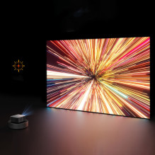 „Yaber K3 Pro LCD FullHD 1080p“ multimedijos projektorius su JBL garsiakalbiais ir žemųjų dažnių garsiakalbiu – juodas „Yaber K3 Pro LCD FullHD 1080p“ multimedijos projektorius su JBL garsiakalbiais ir žemųjų dažnių garsiakalbiu – juodas