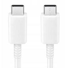 Samsung EP-DA705BWE USB-C - USB-C 3A kabelis 1 m (OOB masinis - pakaitinė pakuotė) - baltas
