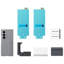 „Samsung“ silikoninis dėklas, skirtas „Samsung Galaxy Z Fold7“ – pilkas