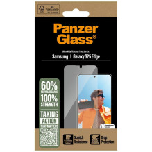 PanzerGlass Ultra-Wide Fit Tempered Glass for Samsung Galaxy S25 Edge - Clear