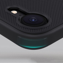 „Nillkin Super Frosted Shield Pro“ magnetinis dėklas, skirtas iPhone 16e – juodas