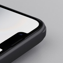 „Nillkin Super Frosted Shield Pro“ magnetinis dėklas, skirtas iPhone 16e – juodas