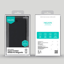 Nillkin Super Frosted Shield Pro Magnetic Case for iPhone 16e - Black