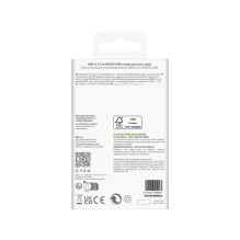 „Puro TPE“ 12 W USB-A – „microUSB“ 1 m kabelis – juodas