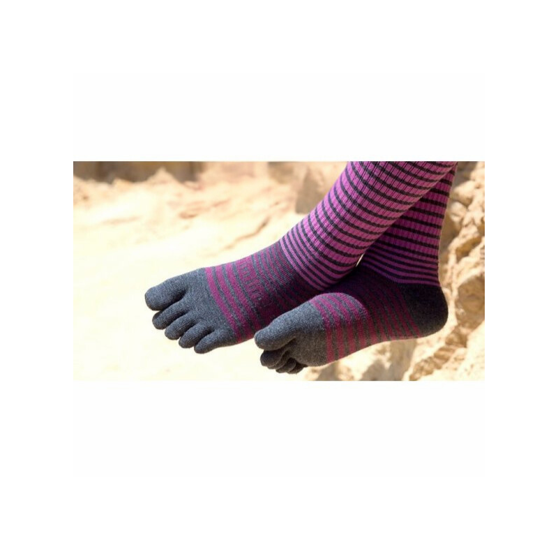 Toe socks injinji Outdoor Original Performance 2.0 (pink and gray) m