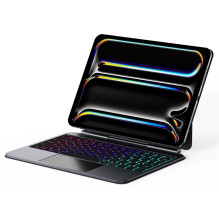 „Etui z klawiaturą Dux Ducis“ (MK serija) ir „iPad Pro 11'“ (2024 m.) – czarne