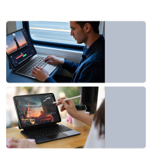 Etui z klawiaturą Dux Ducis (MK series) na iPad Pro 11" (2024) - czarne