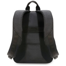 BMW Carbon Pockets &amp; Metal Logo 16" Laptop Backpack - Black