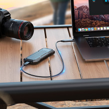 Orico OXS2C3-G2 M.2 NVMe / SATA SSD USB-C 3.2 Tactical sustiprintas disko korpusas – pilka