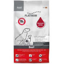 Dog Food - PLATINUM Adult Beef Semi-Moist 5kg 24% Protein Gluten Free