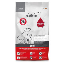 Pet Food - PLATINUM Adult Beef Semi-Moist 1.5kg 24% Protein 16% Fat