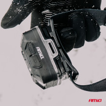 Rechargeable headlamp 2xXPG+10SMD 1800mAh SUPER BRIGHT (BATT) AMIO-04668