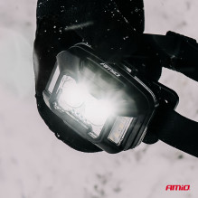 Rechargeable headlamp 2xXPG+10SMD 1800mAh SUPER BRIGHT (BATT) AMIO-04668