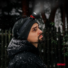 Rechargeable headlamp T6 3600mAh (BATT) AMIO-04665