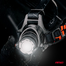 T6 3600mAh (BATT) rechargeable headlamp AMIO-04664