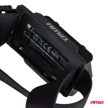 Įkraunamas priekinis žibintas su judesio jutikliu XPG+COB 1000mAh (BATT) AMIO-04663