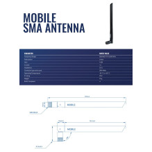 ANTENNA MOBILE SMA / PR1US440 TELTONIKA ANTENNA MOBILE SMA / PR1US440 TELTONIKA