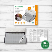 Šildymo Prietaisas - Medisana FW 120 100W Elektrinis Kojų Šildytuvas su Automatinio Išjungimo Funkcija Pilkas
