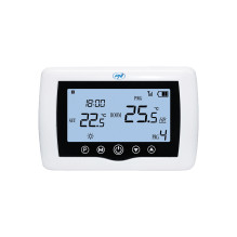 Smart thermostat PNI CT410 PRO wireless, with WiFi, control 2 zones via the Internet, for heating plants, pumps, solenoi