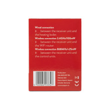 Smart thermostat PNI CT410 PRO wireless, with WiFi, control 2 zones via the Internet, for heating plants, pumps, solenoi