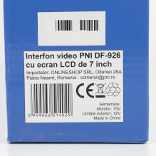 PNI DF-926 Video Intercom with 1 Monitor, 7-inch LCD Screen, Electromagnetic Output Output