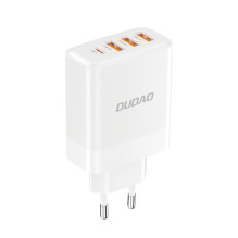 Dudao A5HEU 3xUSB-A 1xUSB-C PD 20W QC3.0 18W+ 2x12W wall charger - white