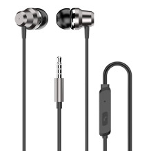 Dudao X10PRO in-ear headphones, wired, 3.5mm mini jack - black