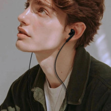 „Dudao X3“ laidinės USB-C į ausis įdedamos ausinės – juodos