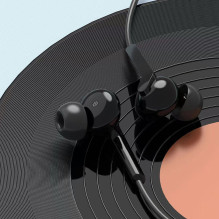 „Dudao X3“ laidinės USB-C į ausis įdedamos ausinės – juodos