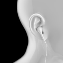 Dudao X14+ Wired In-Ear Headphones with Lightning Connector 1.2m - White