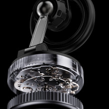 „Dudao F24X MagSafe“ suderinamas automobilio laikiklis su siurbtuku – juodas