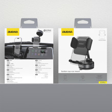 Dudao F24PLUS Car Holder with Suction Cup for Dashboard - Black