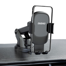 Dudao F5N+ gravity car holder with suction cup for windshield or dashboard - black