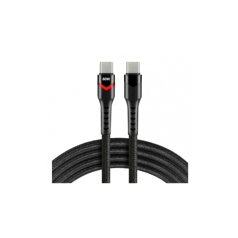 Cable USB-C PD 60W 2.0m everActive CBB-2PDR