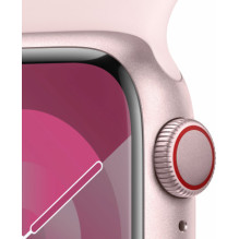 Apple Watch Series 9 Cellular 41mm Pink / Light Pink Sport Band - S / M