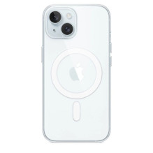 Apple - iPhone 15 Clear Case with MagSafe Clear
