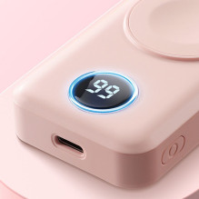 Joyroom Joyroom wireless power bank 2000mAh 3W for Apple Watch pink (JR-WQW01)