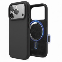 Dėklas "TM MagSafe Silicone" skirtas iPhone 17 Pro / Midnight Black /